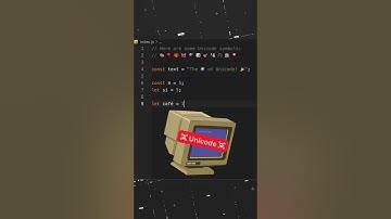 JavaScript Made Simple: Unraveling JavaScript Unicode! Quick Tips Shorts #javascript #unicode