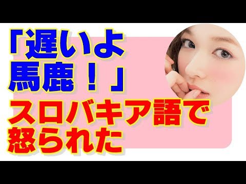 【馴れ初め】8年ほど前、スロバキアの公園で嫁「あなた、日本人？日本語で」 俺「はい、Japonec日本人」【泣ける馴れ初め・感動実話集】
