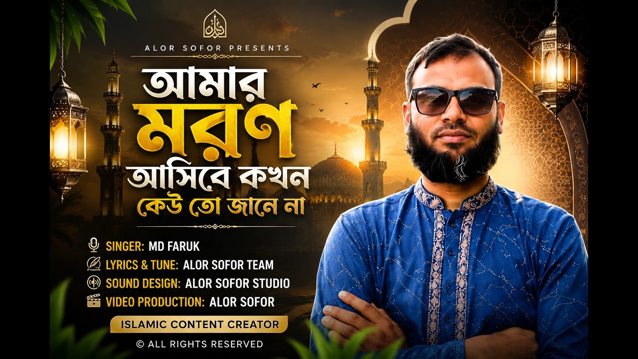 আমার মরণ আসিবে কখন কেউ তো জানে না | হৃদয়স্পর্শী ইসলামিক গজল | Bangla Islamic Gojol 2026