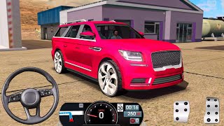 Lincoln Navigator SUV Car Drive in Route 66 - Driving School Sim #28 - Android Gameplay screenshot 4