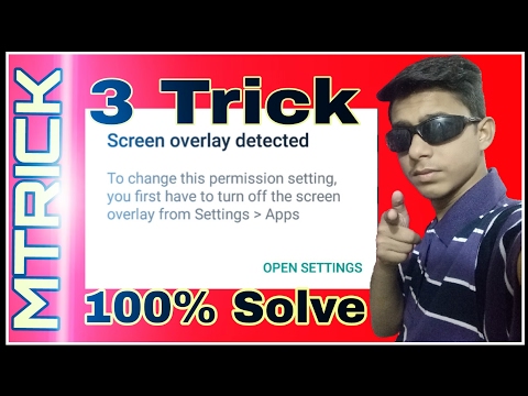 [100% Solved In Hindi] How To Solve Screen Overlay Problem In Lenovo K5 Note Or Any Android Marshmal