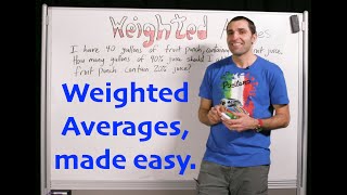 Algebra - Weighted Averages