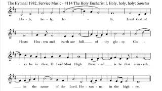 S114 Sanctus by Healey Willan