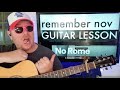 How To Play Remember November Bitcrush Yr Life No Rome Guitar Tutorial Beginner Lesson mp3