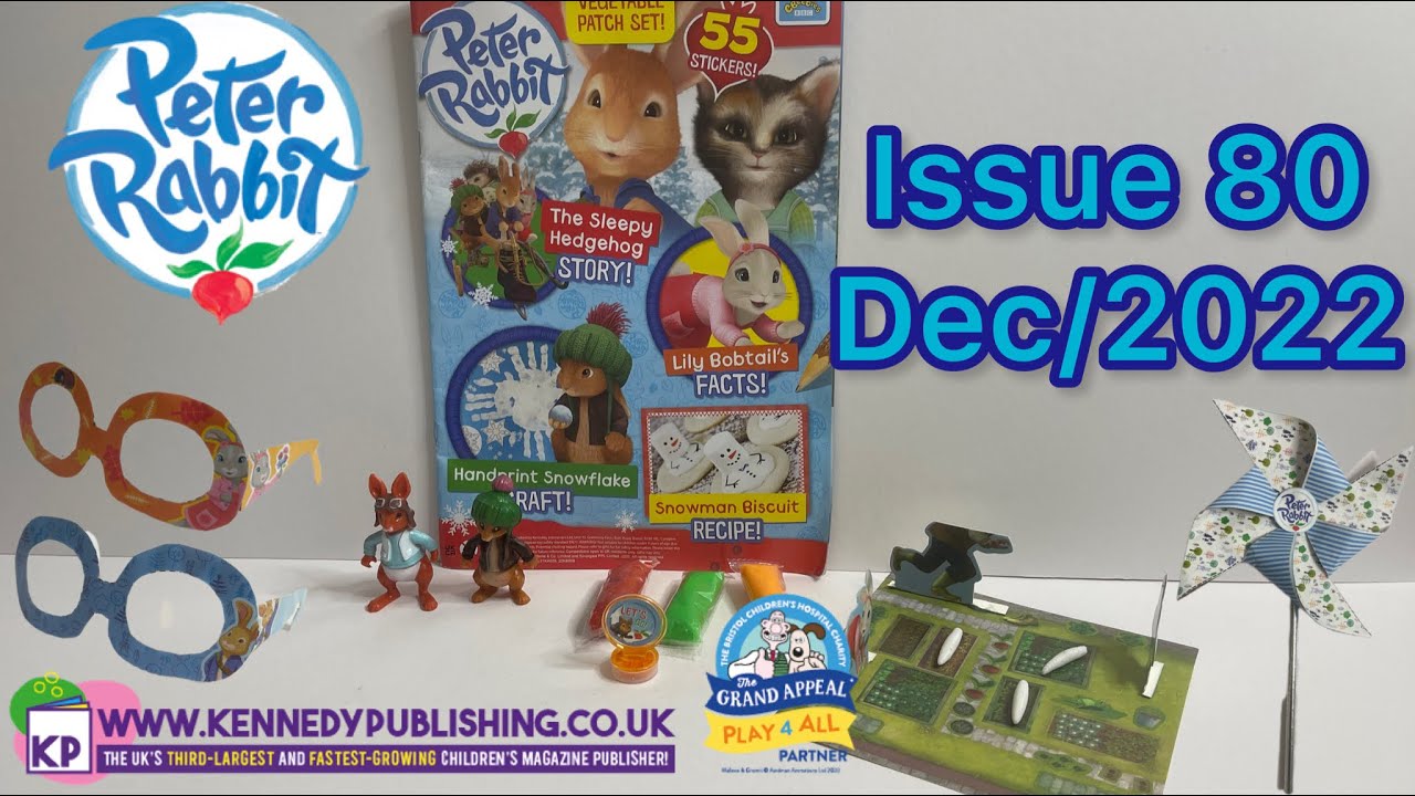 Peter Rabbit magazine, issue 80, Dec/2022 with make your own vegetable ...