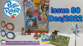 Peter Rabbit Magazine, Issue 80, Dec2022 With Make Your Own Vegetable Patch Set