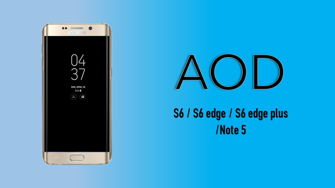 Always On Display Galaxy S6 Edge Plus [WORKS IN 2023] Samsung Always On Display for S6/S6 edge/S6 edge+/Note5