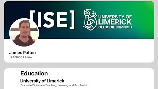 Introducing James Patten | ISE Teaching Fellow