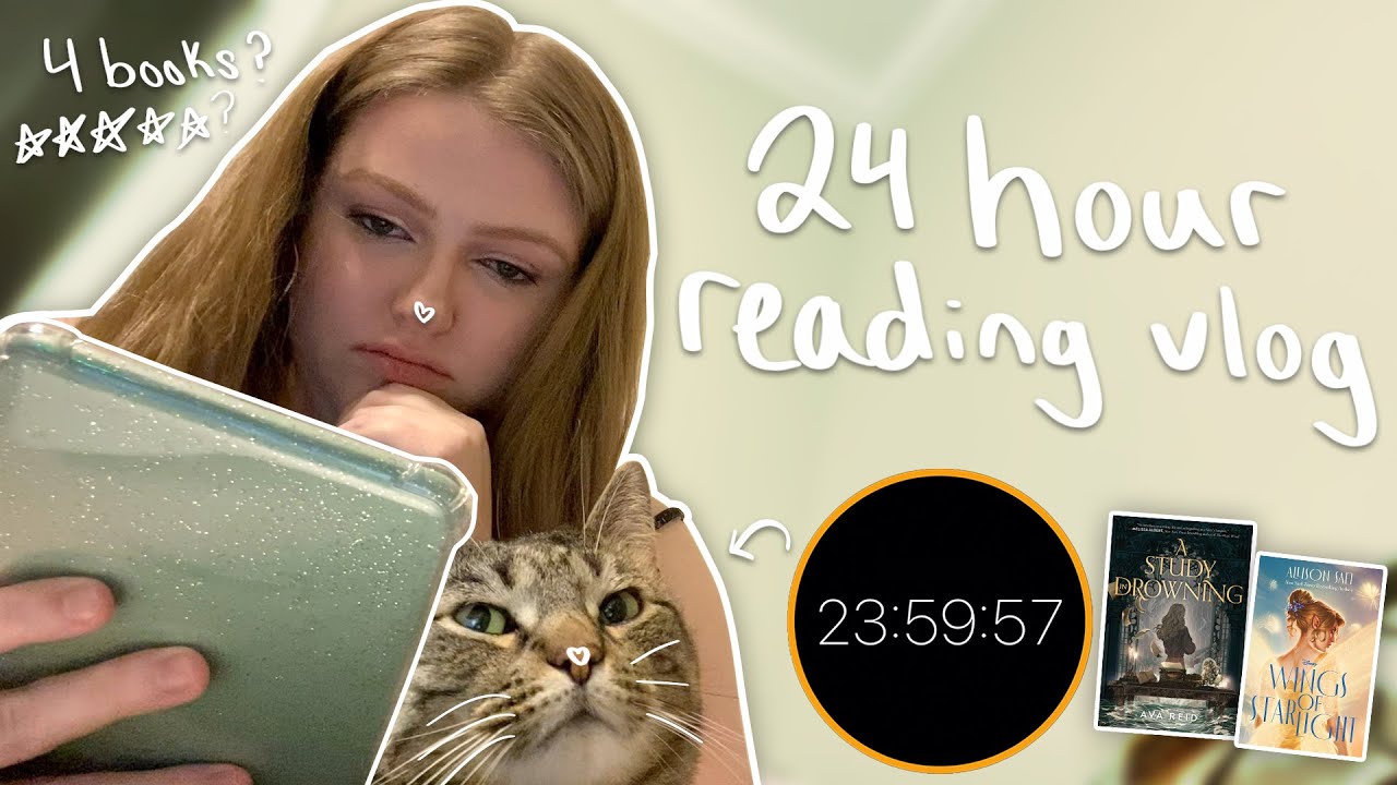 reading for 24 hours 🥸📖 24 hour readathon vlog - YouTube