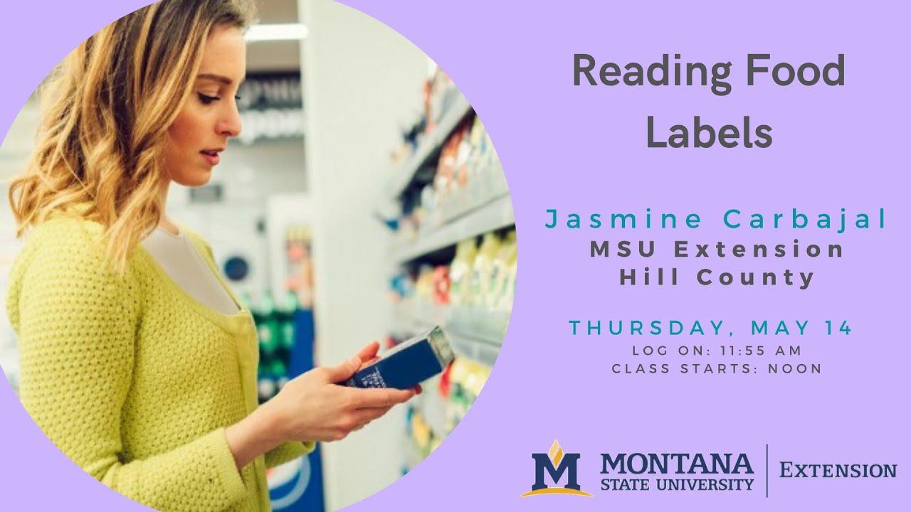 Reading Food Labels YouTube