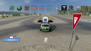 BeamNG.drive At a speed of 600 miles per hour which car can ensure the driver's safety #beamngdrive