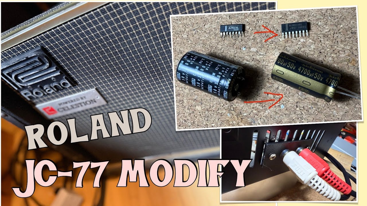 素人がモディファイ！ ROLAND JC-77 MODIFY - YouTube