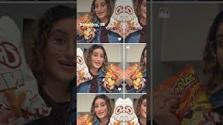 HOT CHEETOS BLIND TASTE TEST. DO THEY ACTUALLY TASTE THE SAME? #fritolay #hotcheetos #tastetest
