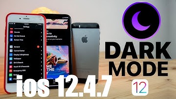 HOW TO ENABLE DARK MODE ON IOS 12.4.7  [TRUE DARK MODE]