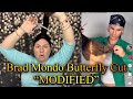 HOW TO CUT @BradMondo BUTTERFLY CUT AT HOME  “modified” How to cut your own hair w/ layers at home