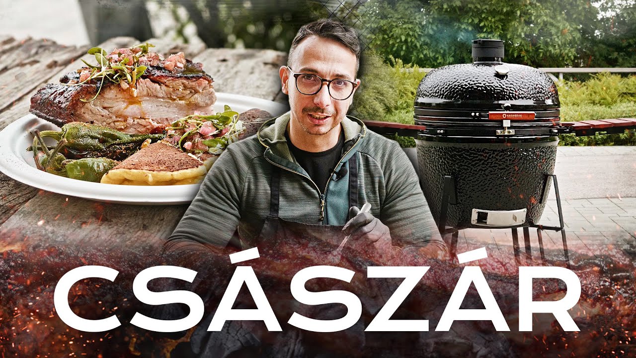 A Férfiak Zserbója! 🧔🏻‍♂️🍰 BBQ Malac Császár Ropogós Bőrrel Kamado4U Kerámia Grillen