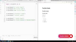 2 Markdown Elements Web App with Python Streamlit
