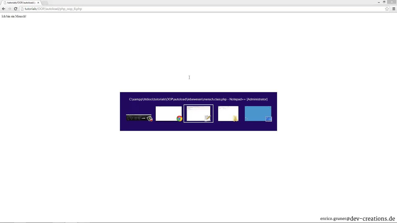 Objektorientierung in php teil 8 youtube