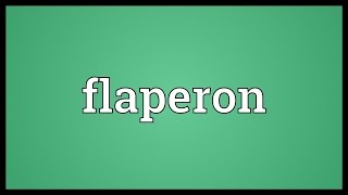 Flaperon Meaning