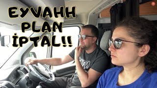 KARAVANLA KAMP ALANINA SIĞINDIK! (FIRTINA) l  Karavanı Yerleştirme