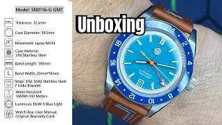 San Martin Gmt Watch Sn0116 Unboxing