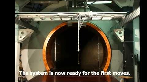 Probe traversing system - installation in the wind tunnel