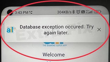 Canara ai1 Mobile Fix Database exception occurred.Try again later Problem Solve
