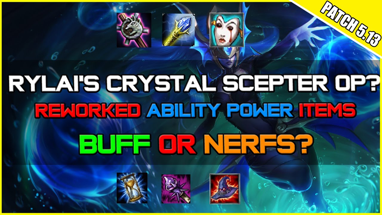RYLAI'S CRYSTAL SCEPTER OP? Reworked Ability Power Items Analysis