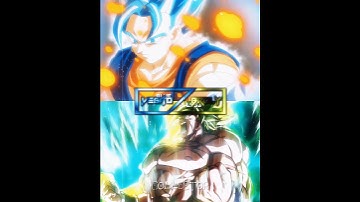vegito blue vs lssj broly.🐐👑🔥.