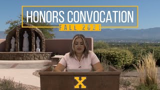 Honors Convocation Fall 2021