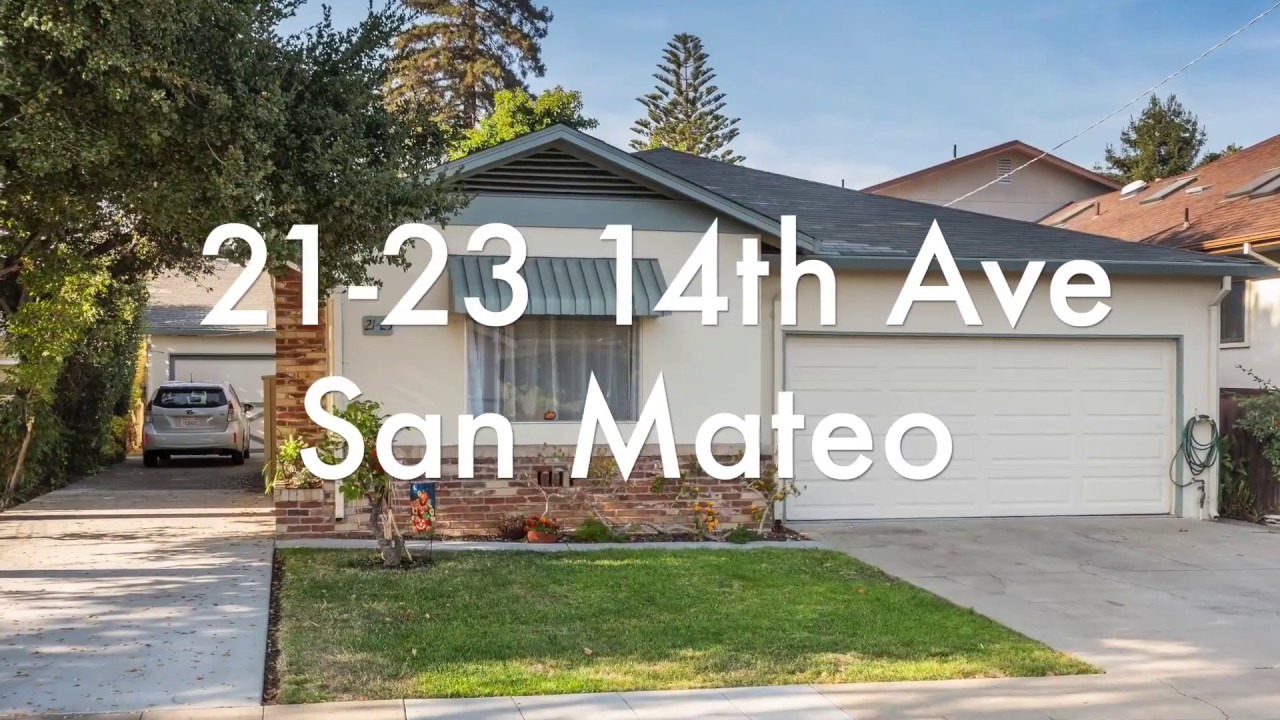 San Mateo Duplex For Sale 2123 14th Avenue YouTube