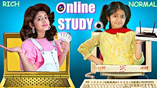 ONLINE STUDY - Rich vs Normal | MyMissAnand
