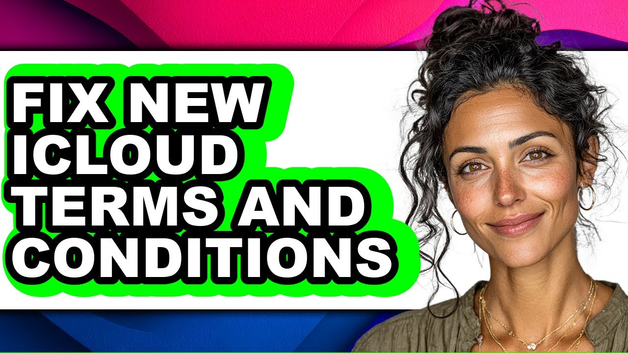 How to Fix New Icloud Terms and Conditions (updated)