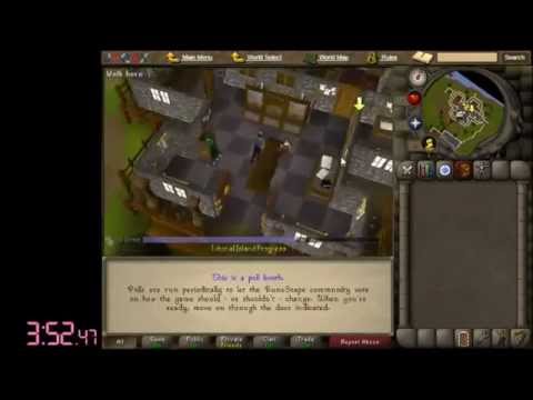 Runescape Tutorial Island Speedrun in 4:40 - Runescape Tutorial Island Speedrun in 4:40