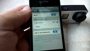 HowTo connect GoPro Hero 3 with Apple iPhone/iPad/iPod using Wifi/WLAN