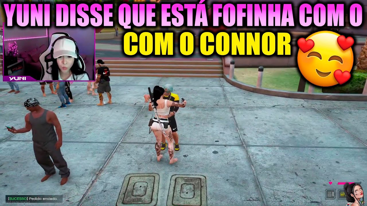 YUNI DISSE QUE ESTA FOFINHA COM O CONNOR PQ TÁ DE TPM 🔥🥰🤣