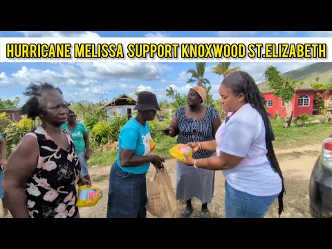 WE VISITED THE COMMUNITY OF KNOXWOOD ST.ELIZABETH, WITH CHICKEN, VEGETABLES AND GROUND PROVISIONS