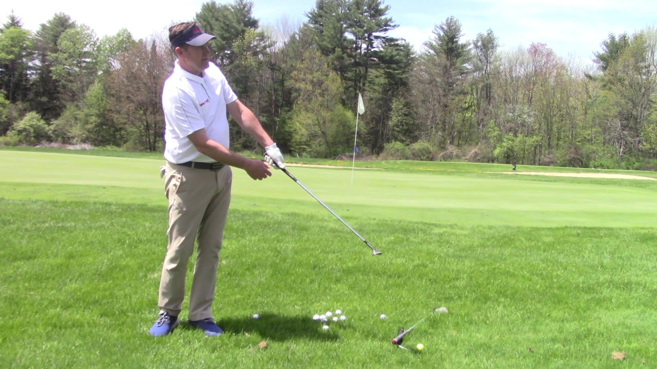 Lofted Chip Shot Golf Lesson IMPACT SNAP YouTube