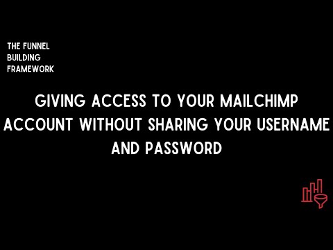 How to give access to your Mailchimp Account without handing over your username and password