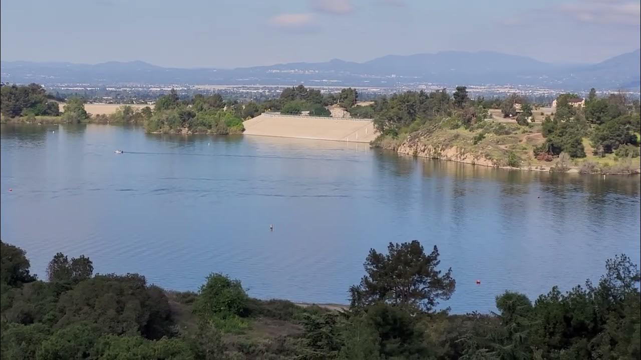 Looking west at Lake Puddingstone from Bonelli Bluffs RV Resort YouTube