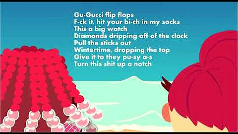 Bhad Bhabie ft. Lil Yachty – Gucci Flip Flops (Lyrics Karaoke)