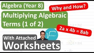 1D Multiplying Algebraic Terms (1 of 2)