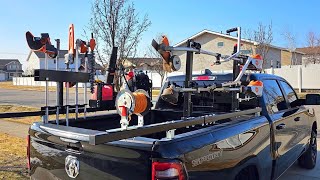 Installing Racks For Trailerless Lawn Care Setup (Part 2)