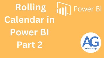Rolling Calendar in Power BI | How to Create a Rolling Calendar in Power BI