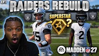 Las Vegas Raiders REBUILD! BRAND NEW! (EP. 1) 32 User Franchise Weeks 1-3 Madden 27!