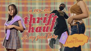 a try-on thrift haul (lucky plaza edition!) 
