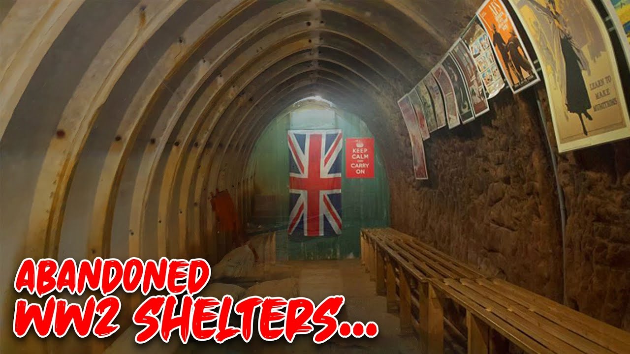 Exploring ABANDONED WW2 Air Raid Shelters! YouTube