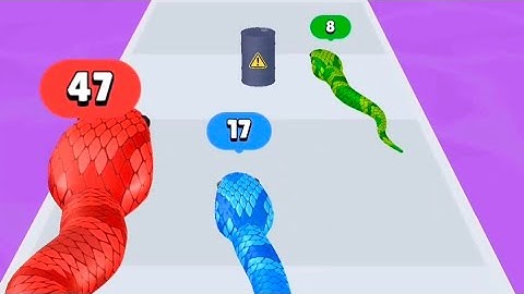 Snake Run Race All Levels Gameplay Walkthrough Android, iOS