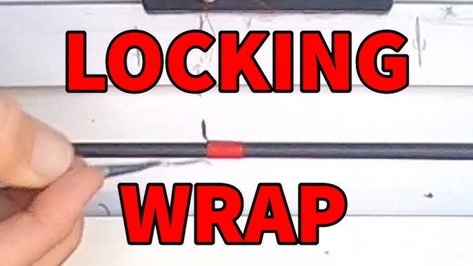 Flex Coat Rod Building - Tying a Locking Wrap on Micro Guides How We Do  It 