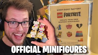 I Made Official LEGO Fortnite Minifigs At The LEGO Store Minifigure Factory!